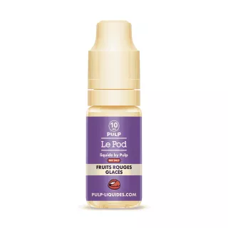 E-Liquide Sels de Nicotine Fruits Rouges Glac&eacute;s - Le Pod Liquide - 10ml - Pulp