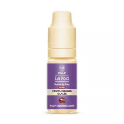 E-Liquide Sels de Nicotine Fruits Rouges Glac&eacute;s - Le Pod Liquide - 10ml - Pulp