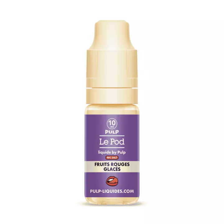 E-liquide au sel de nicotine Le Pod Liquide Fruits Rouges Glac&eacute;s - Pulp