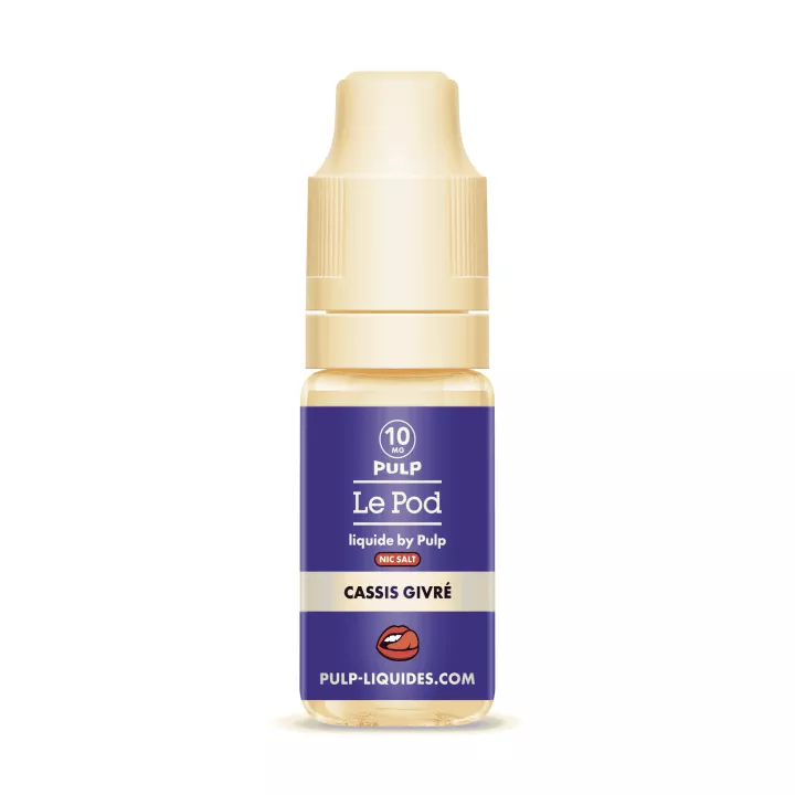 E-Liquid mit Nikotinsalz Le Pod Liquide Cassis Givr&eacute; - Pulp