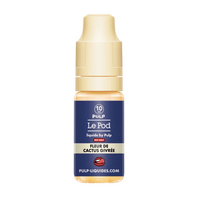 E-liquide au sel de nicotine Le Pod Liquide Fleur Cactus Givrée