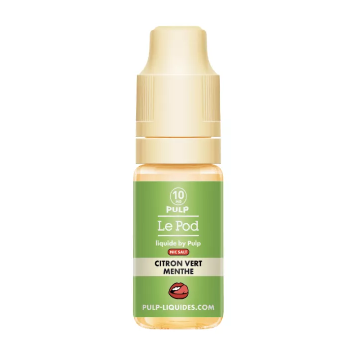 E-Liquid mit Nikotinsalz Le Pod Liquide Citron Vert Menthe - Pulp