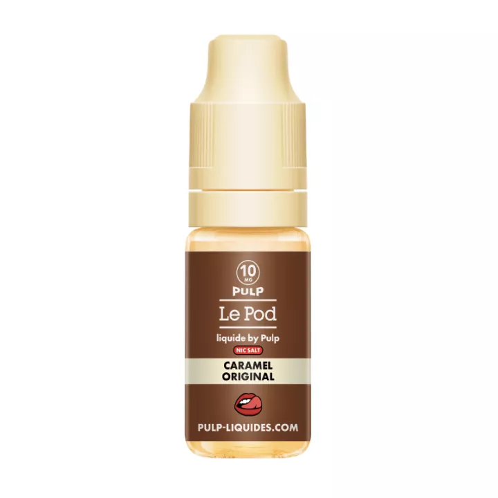E-Liquid mit Nikotinsalz Le Pod Liquide Caramel Original - Pulp