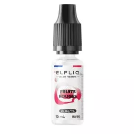 E-Liquide Sels de Nicotine Fruits Rouges - Elfliq Made In France - 10ml - Elfbar