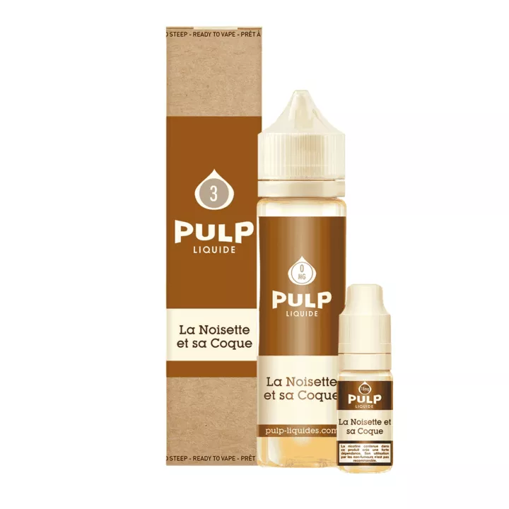 E-liquide La Noisette et sa Coque 60 ml Pulp