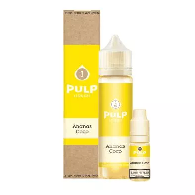 E-Liquid Ananas Coco - Pulp Original - 60ml - Pulp 0