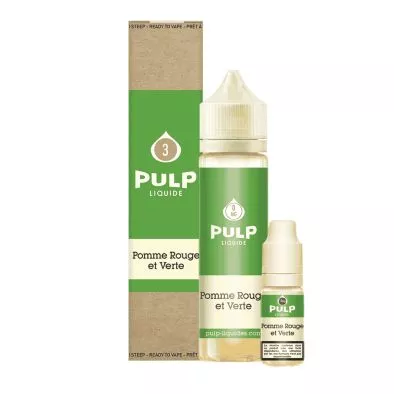 E-Liquid Pomme Rouge et Verte - Pulp Original - 60ml - Pulp 0