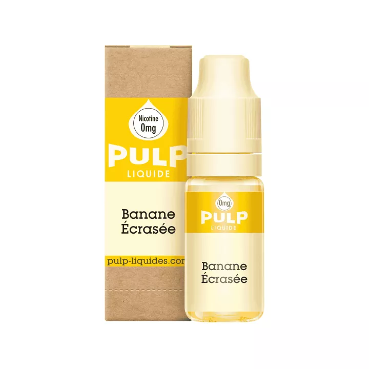 E-liquide Banane Ecras&eacute;e 10 ml - Pulp