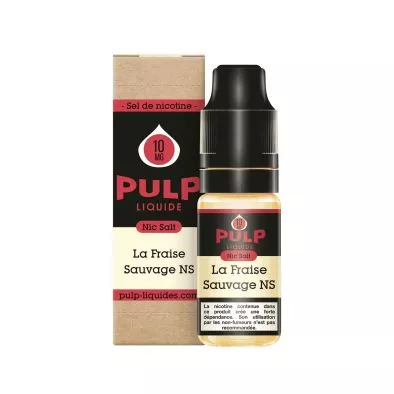 E-Liquide Sels de Nicotine La Fraise Sauvage - Pulp Nic Salt - 10ml - Pulp 0