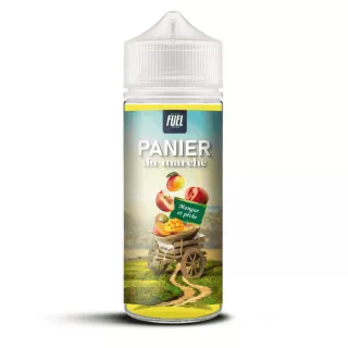 E-Liquid Mangue et P&ecirc;che - Panier du March&eacute; - 100ml - Maison Fuel