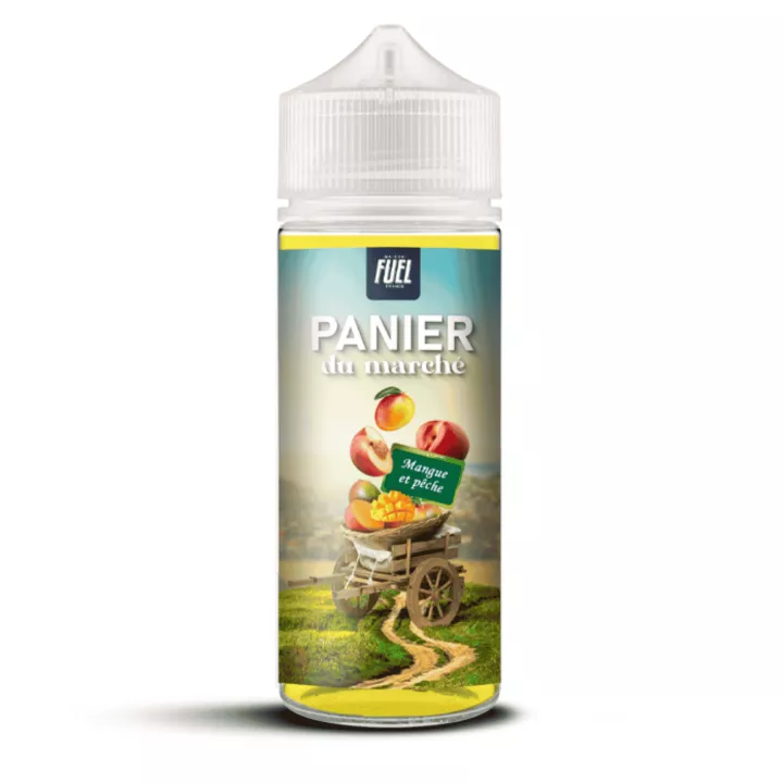 E-Liquid Mangue et P&ecirc;che 100 ml Panier du March&eacute; Maison Fuel
