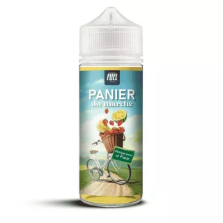 E-Liquide Fraise et Past&egrave;que Jaune - Panier du March&eacute; - 100ml - Maison Fuel