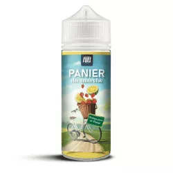 E-Liquid Fraise et Past&egrave;que Jaune - Panier du March&eacute; - 100ml - Maison Fuel