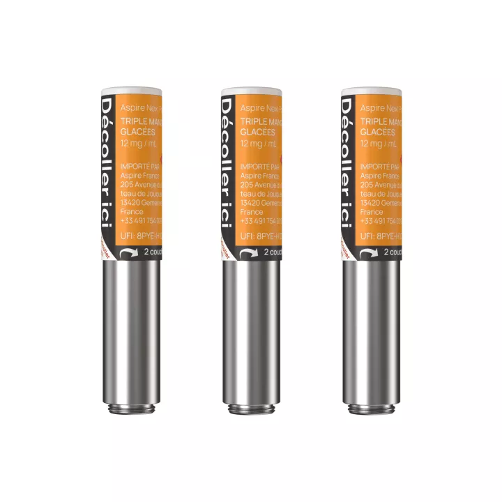 Patrone Puff Triple Mangue Glac&eacute;es - Nexi One - Pro 3 - Aspire