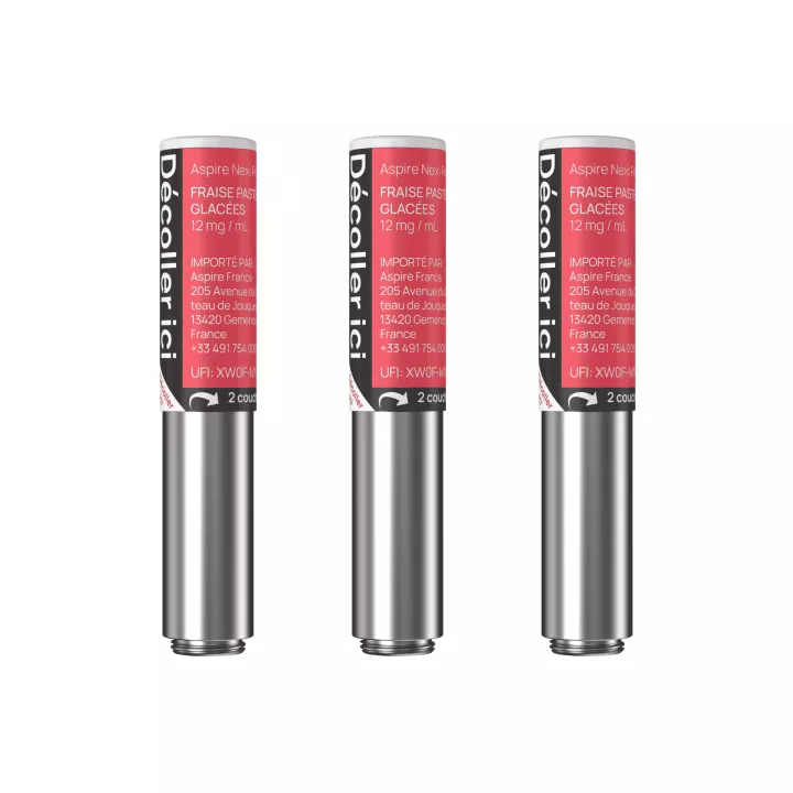 Patrone Puff Fraise Past&egrave;que Glac&eacute;es - Nexi One - Pro 3 - Aspire