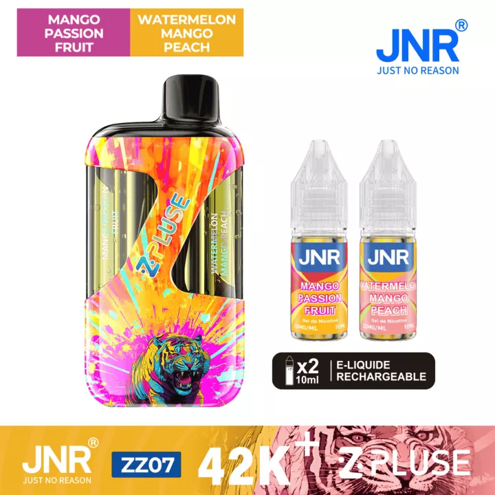 Z Pluse 42K JNR | 2 Aromen Mango-Passionsfrucht / Wassermelone-Mango-Pfirsich