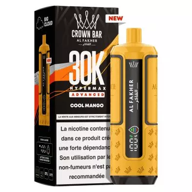 Puff Cartouche Cool Mango - Crown Bar Hyper Max Advanced 30K - Al Fakher 0