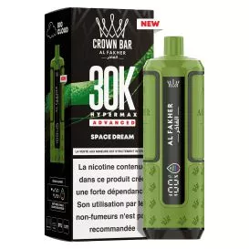 Puff Cartouche Space Dream - Crown Bar Hyper Max Advanced 30K - Al Fakher