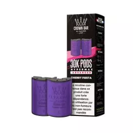 Patrone Puff - Cherry Fiesta - Crown Bar Hyper Max Pod 30K - Al Fakher