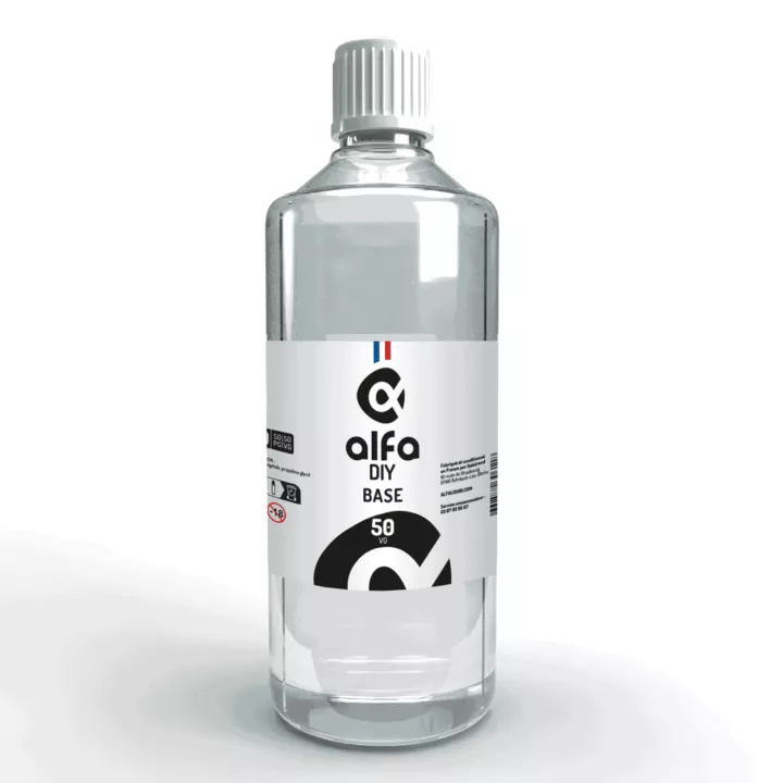 Base neutre Alfa DIY 50/50 | 1 litre | E-Garette