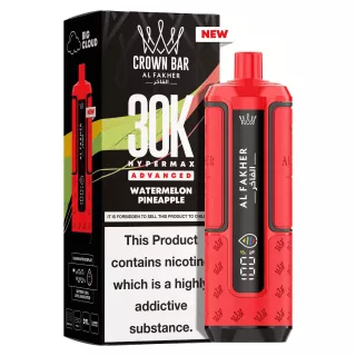 Puff Cartouche Watermelon Pineapple - Crown Bar Hyper Max Advanced 30K - Al Fakher