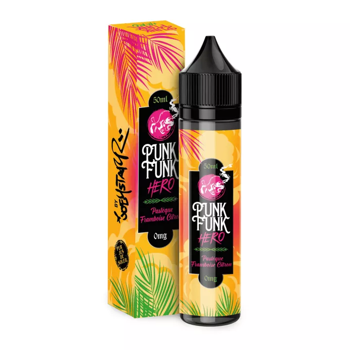 E-Liquide Past&egrave;que Framboise Citron 50 ml - Punk Funk Hero