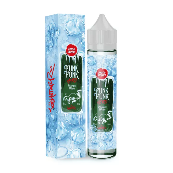 E-Liquid Past&egrave;que Melon - Punk Funk Hero Fresh Series - 50ml - Vapeology