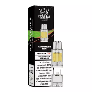 Cartouche Puff Watermelon Kiwi - Crown Bar Pro Max 12K - Al Fakher