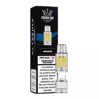 Cartouche Puff Mr Blue - Crown Bar Pro Max 12K - Al Fakher