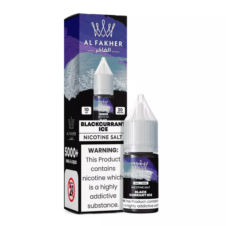 E-liquide Al Fakher sels de nicotine | Blackcurrant Ice