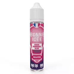E-Liquide Cassis Framboise Bleue - 50ml - Bonne Id&eacute;e