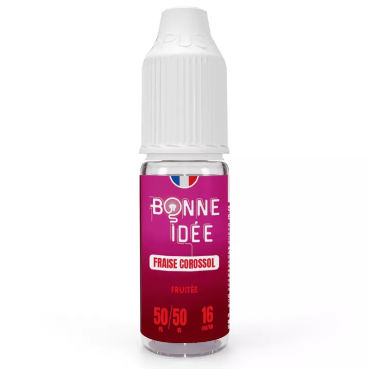 E-liquid Bonne Id&eacute;e | 10 ml | Fraise Corossol