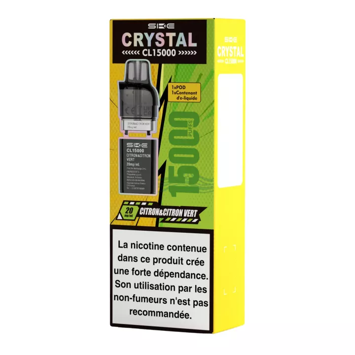 Cartouche Crystal CL15000 | Citron & Citron Vert | SKE