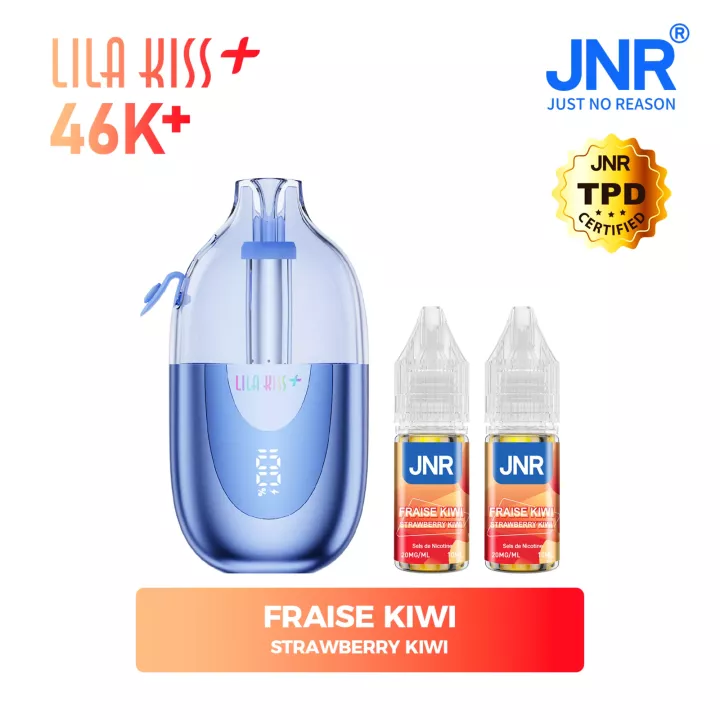 JNR Lila Kiss+ 46K | Komplettset mit E-Liquid | JNR