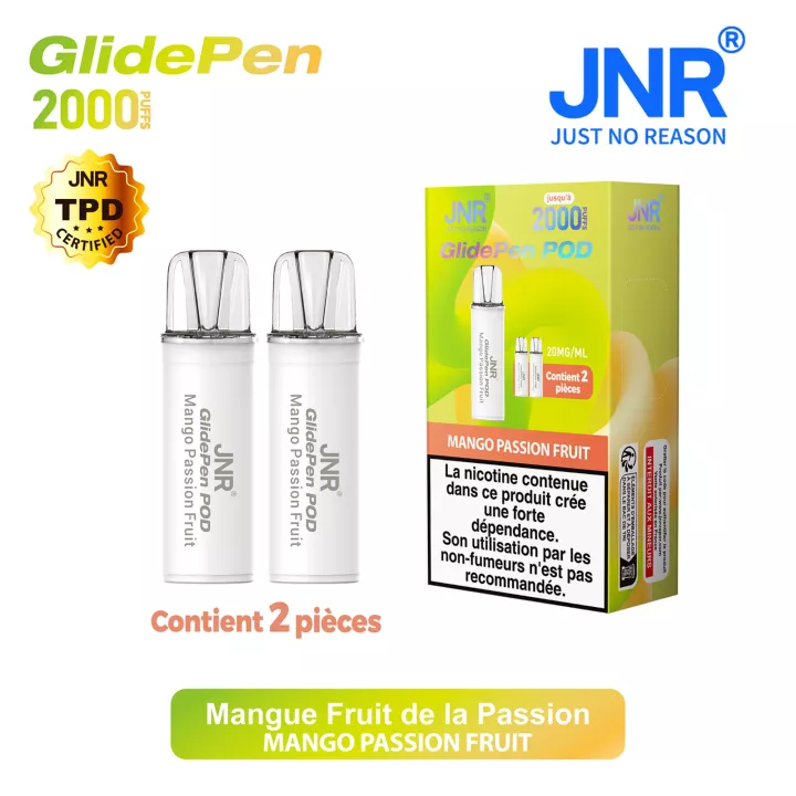 Cartouches pour GlidePen de JNR | 15 saveurs