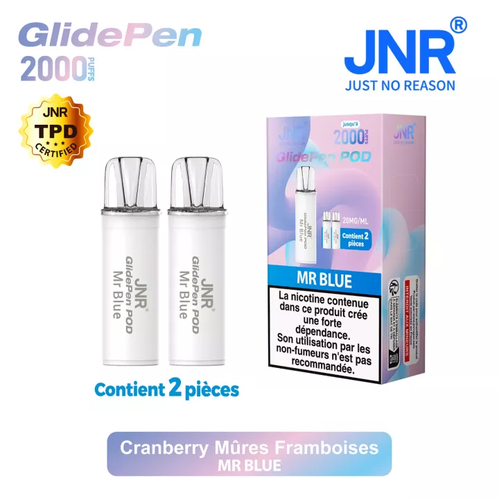 Cartouches pour GlidePen de JNR | 15 saveurs