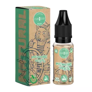 E-Liquide Menthe Verte - Edition Natural - 10ml - Curieux