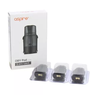 Cartouche Oby pour e-cigarette Pod Aspire - Pack de 3