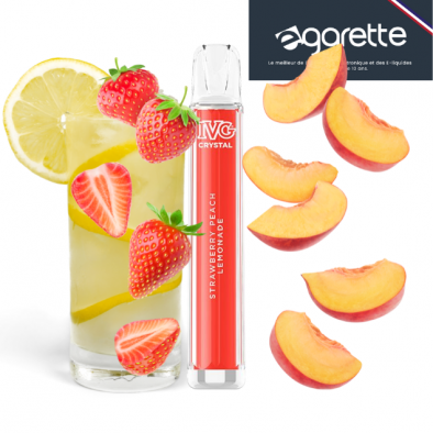 Puff Strawberry Peach Lemonade IVG Bar Crystal 0