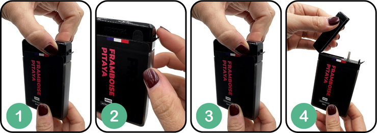 &Ouml;ffnen der Prodigy Pocket Flasche von Vape Maker