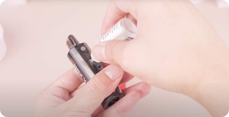 Wie man die Aerox-Kartusche von JNR befüllt