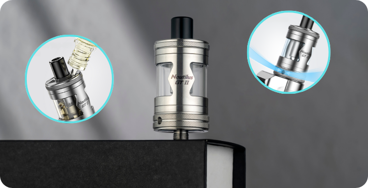 Comment remplir et régler mon clearomiseur Nautilus GT2 d'Aspire ?