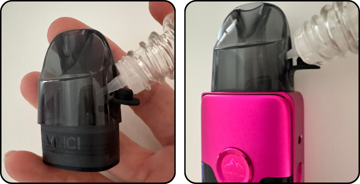 vinci-e80-voopoo-remplissage-cartouche