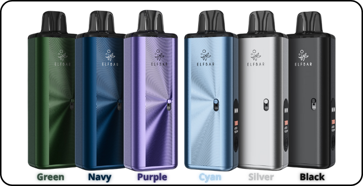 Coloris disponibles pour le kit ELFX Mega.