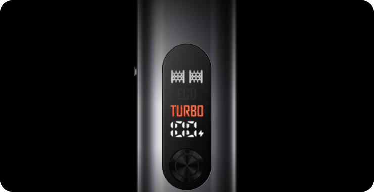 Ecran du pod ELFX Mega de Elfbar