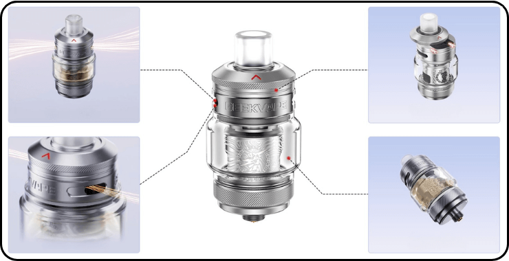 Zoom sur le clearomiseur Z Nano 3