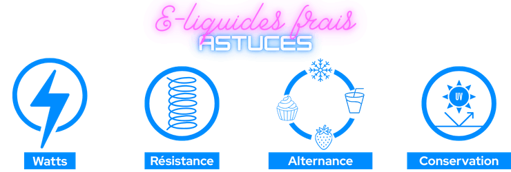 Astuces pour sublimer l'ar&ocirc;me frais des e-liquides.