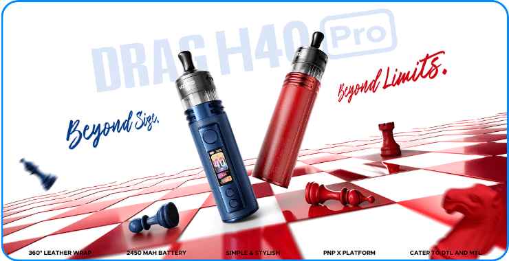 Präsentation des Drag H40 Pro Kits von Voopoo.