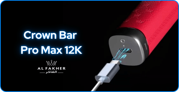 Aufladen des Crown Bar Pro Max 12K Akkus