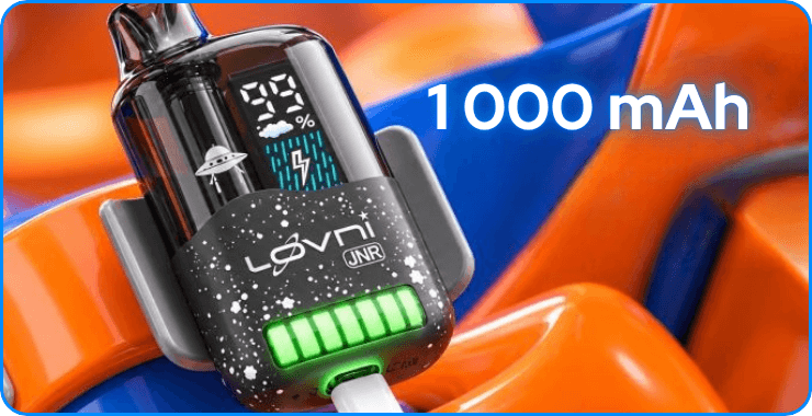 Puff L'Ovni de JNR : 1 000 mAh.